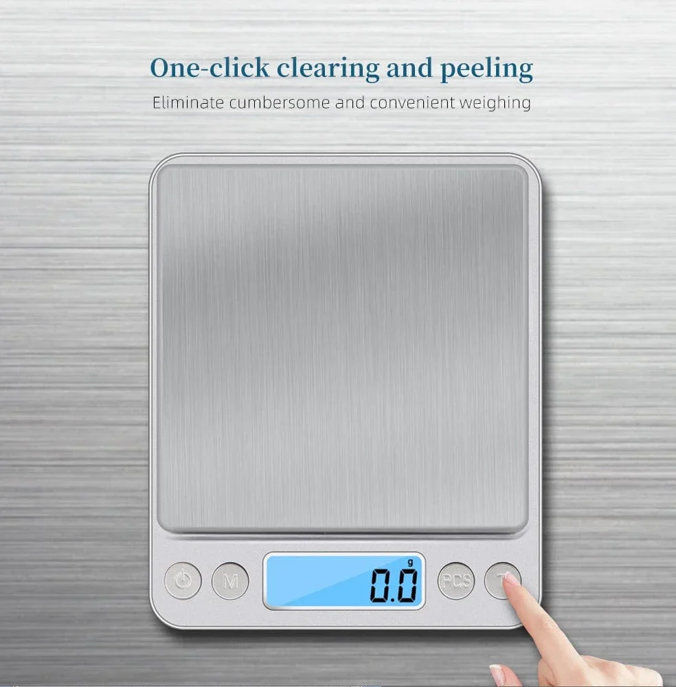 3000g 0.1g LCD Digital præcisionsfødevarevægt 3Kg