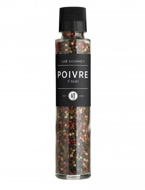 5-korns peberkværn - 120 g.