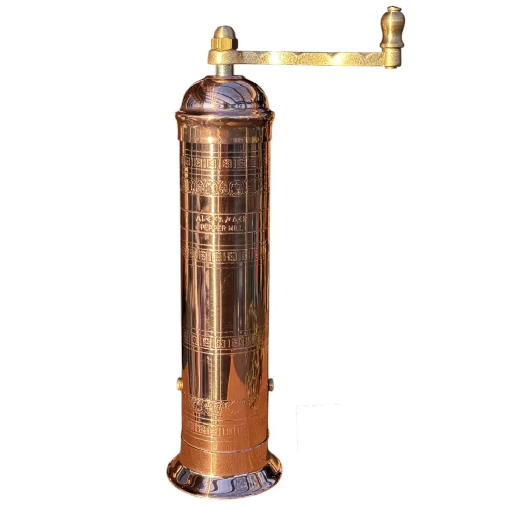 Large copper mill - stor kobber peberkværn 25 cm Alexander Handcrafted Mills