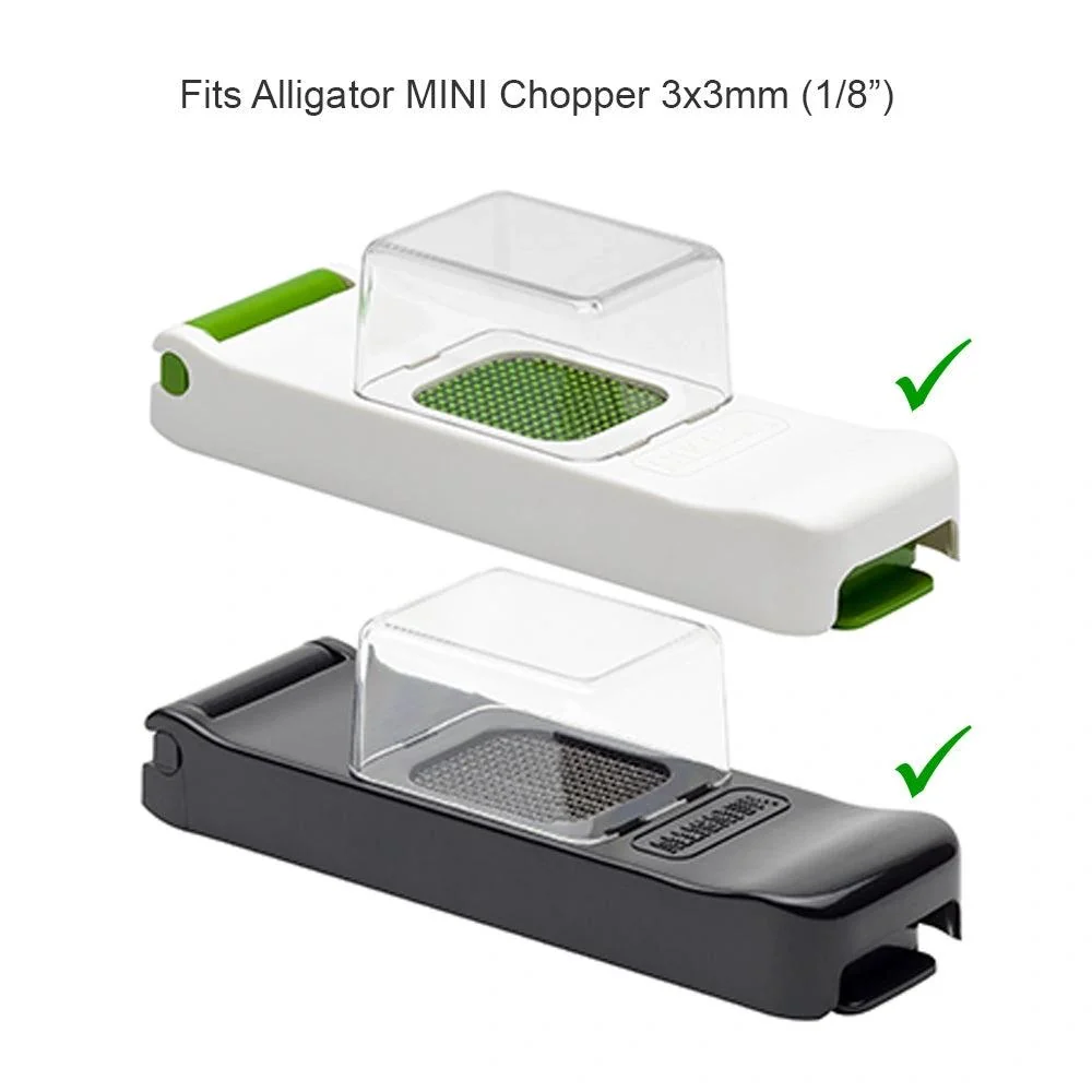 Alligator Mini Chopper 3080G & 3080B Opsamler Mini Boks Med To Rengøringsriste 3x3mm Alligator Of Sweden