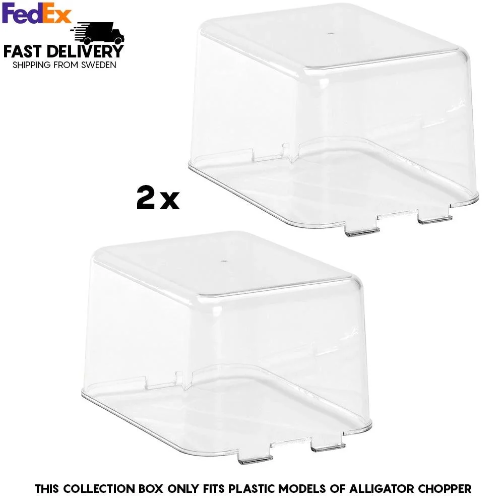 Alligator Plast Chopper Samlingsboks 700 Ml BPA Fri Tritan Passer Til Originale Choppere 3079 3071 3012 Black Edition Alli...