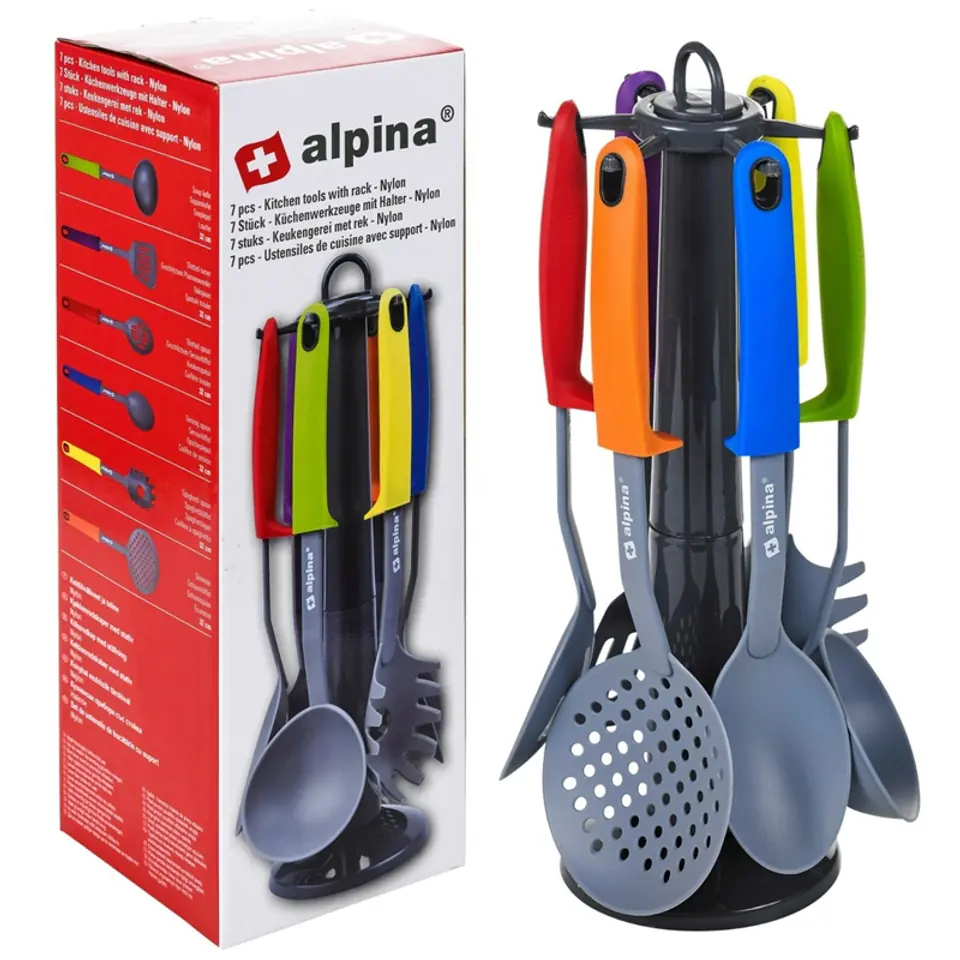 Alpina - Køkkenredskabssæt 7 dele