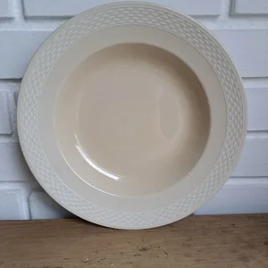 Aluminia. Asserbo, Dyb tallerken 21 cm.