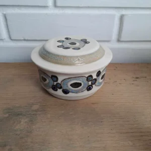 Aluminia. Blå Nucella, Sukkerskål 11,8 cm. #3468