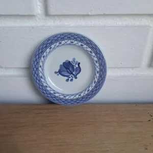 Aluminia. Blå Tranquebar, Smørkop 9,5 cm. #1117