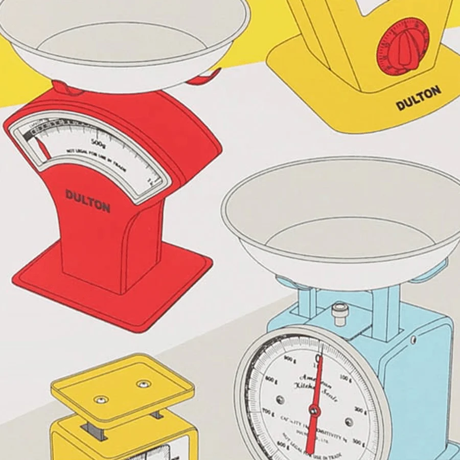 AMERIKANSK KØKKENSKALA MINT GRØN