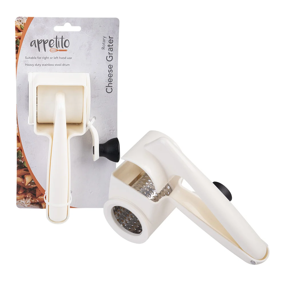 Appetito Rotary Cheese Grater (hvid/sort)