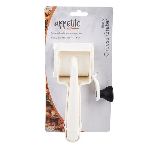 Appetito Rotary Cheese Grater (hvid/sort)