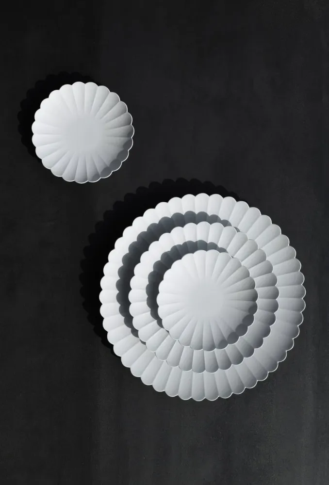 Arita - TY Palace Plate 110 unglazed grey