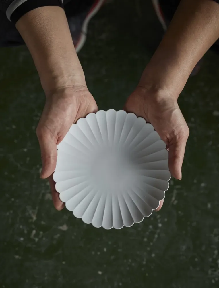 Arita - TY Palace Plate 160 unglazed grey