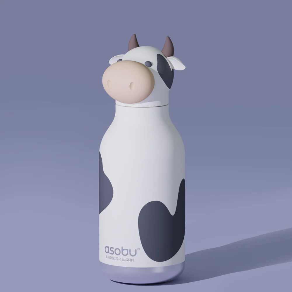 Asobu Termoflaske med sugerør Bestie - Ko 460 ml