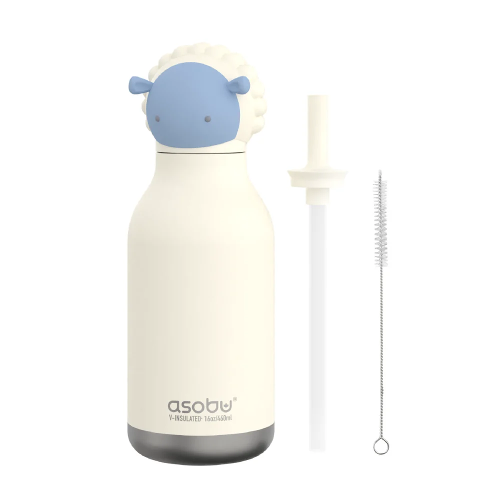 Asobu Termoflaske med sugerør Bestie - Får 460 ml