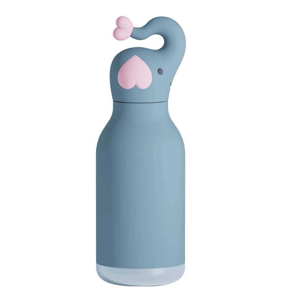 Asobu Termoflaske med sugerør Bestie - Elefant 460 ml