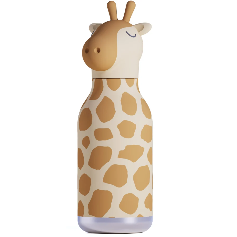 Asobu Termoflaske med sugerør Bestie - Giraf 460 ml