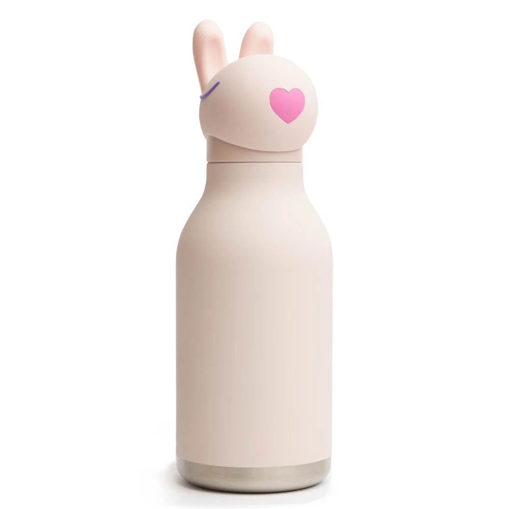 Asobu Termoflaske med sugerør Bestie - Kanin 460 ml