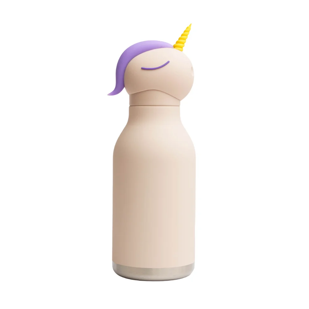 Asobu Termoflaske med sugerør Bestie - Unicorn 460 ml
