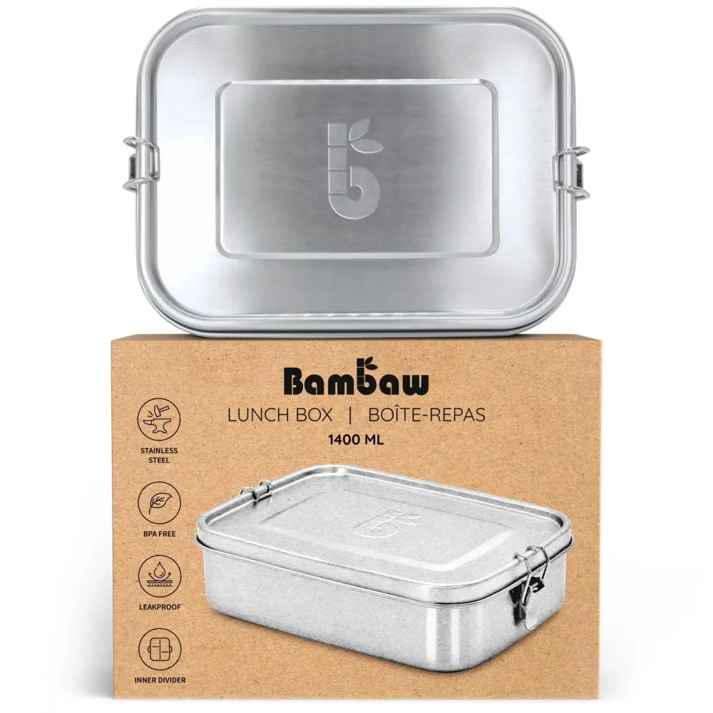 Bambaw Madkasse Stål - 1200 ML