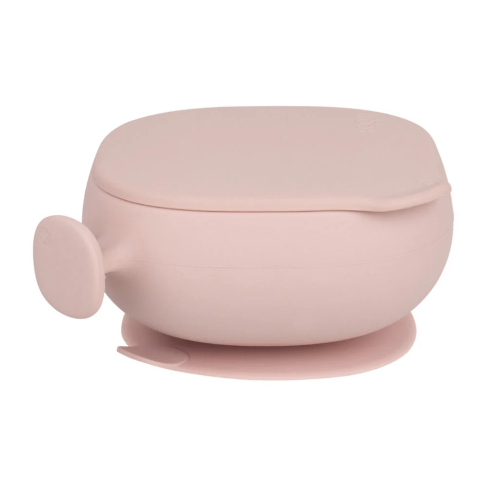 B.box Silikone skål med sugekop, lyserød
