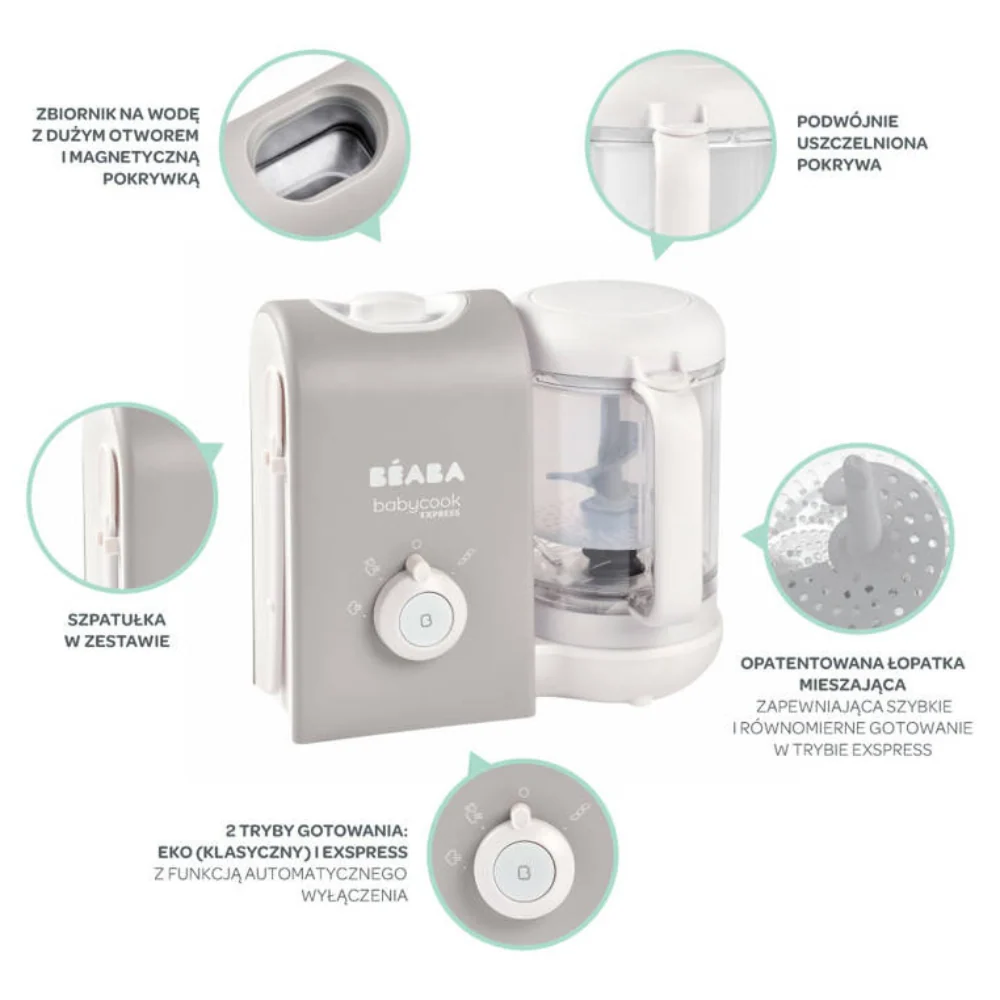 Beaba Babycook® Express multifunktionelt apparat Velvet Grey