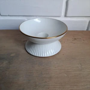 Bing & Grøndahl. Aakjær, Rund lysestage 11 cm. #224