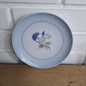 Bing & Grøndahl. Blå demeter/ kornblomst, Kagetallerken 15 cm. 2. sort. #28A/ 306