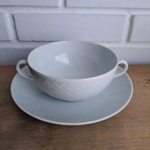 Bing & Grøndahl. Hvid elegance, Boullionkop #481