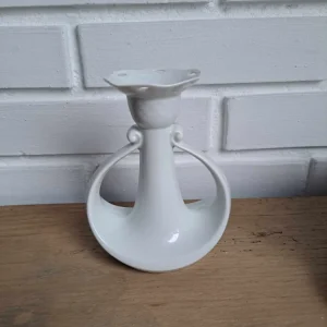 Bing & Grøndahl. Hvid elegance, Lysestage 13 cm. #503