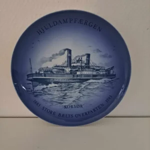 Bing & Grøndahl. Jubilæumsplatte, Hjuldampfærgen Korsør #8623/620