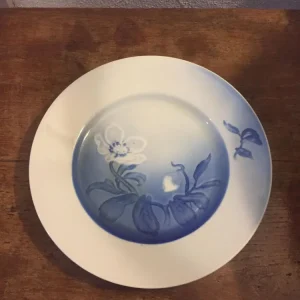Bing & Grøndahl. Julerose, Flad tallerken 21 cm. #326