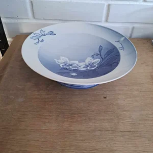 Bing & Grøndahl. Julerose, Skål på fod 24 cm. #206