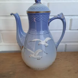 Bing & Grøndahl. Måge med guld, Kaffekande 1,5 L #91A