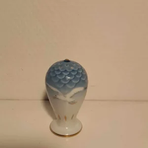 Bing & Grøndahl. Måge med guld, Saltbøsse 8 cm.