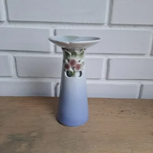 Bing & Grøndahl. Vase med lysestage 1991 15 cm. #6491