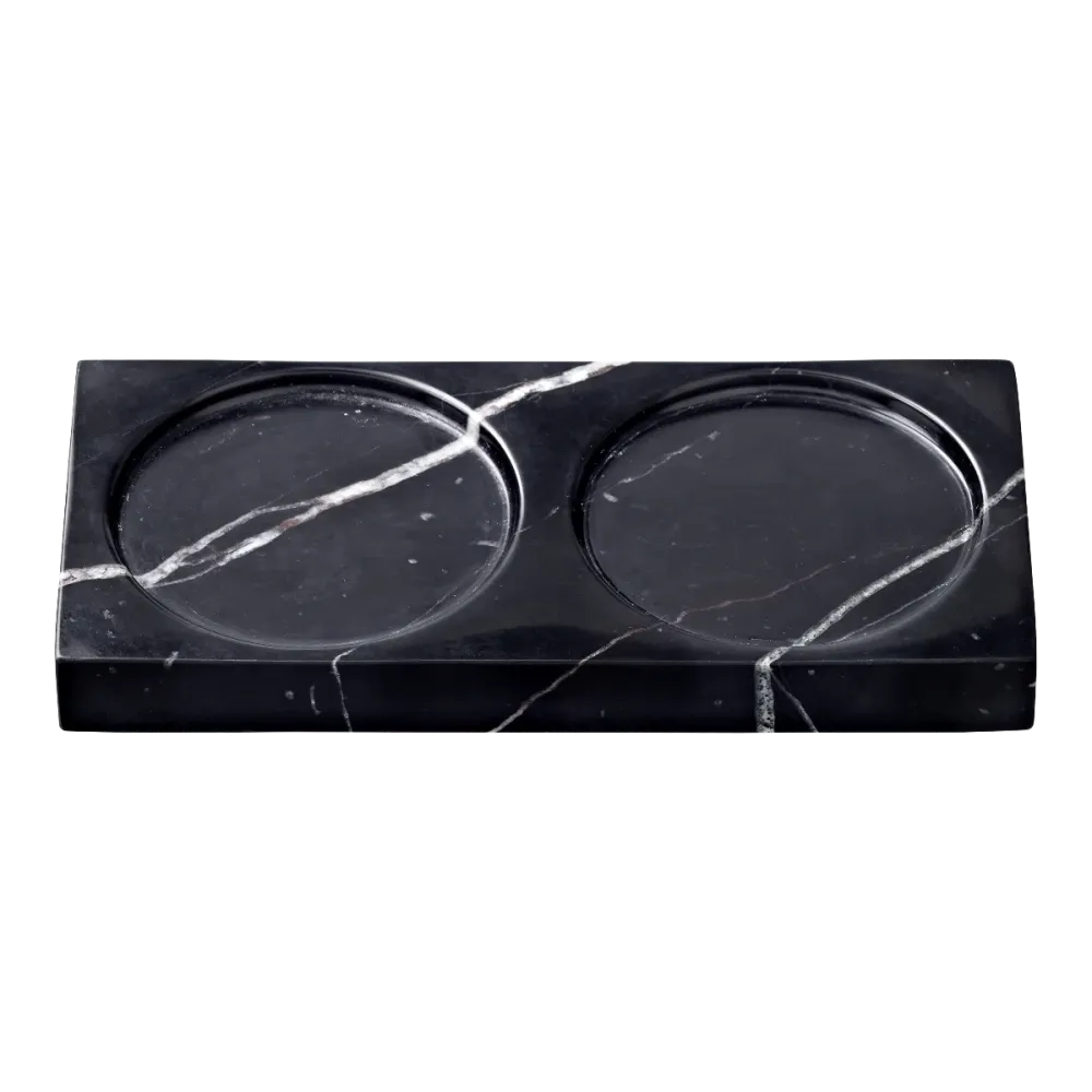 Black marble2 tabletop - 15x7x1,5 cm.