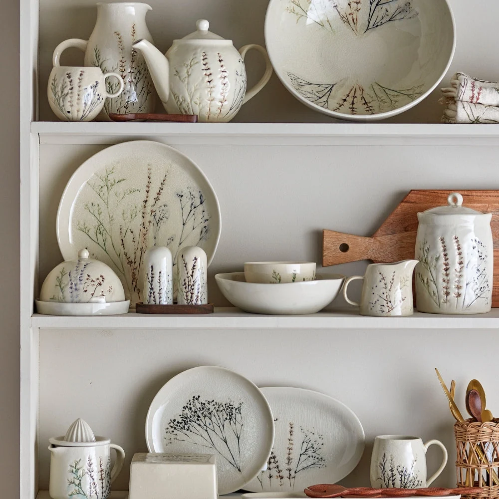 Bloomingville Bea Nature Stoneware morgenmadsstel