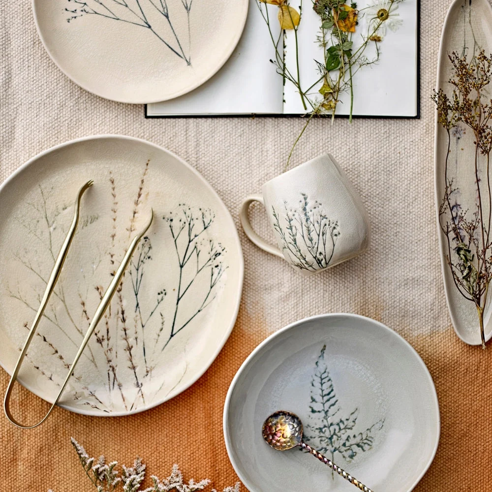 Bloomingville Bea Nature Stoneware morgenmadsstel