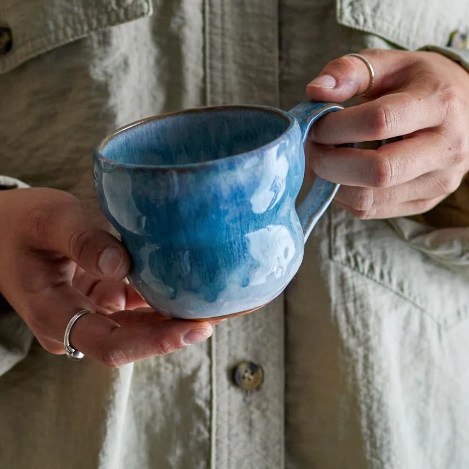 Bloomingville Kaffe- og tekrus Nara Blue