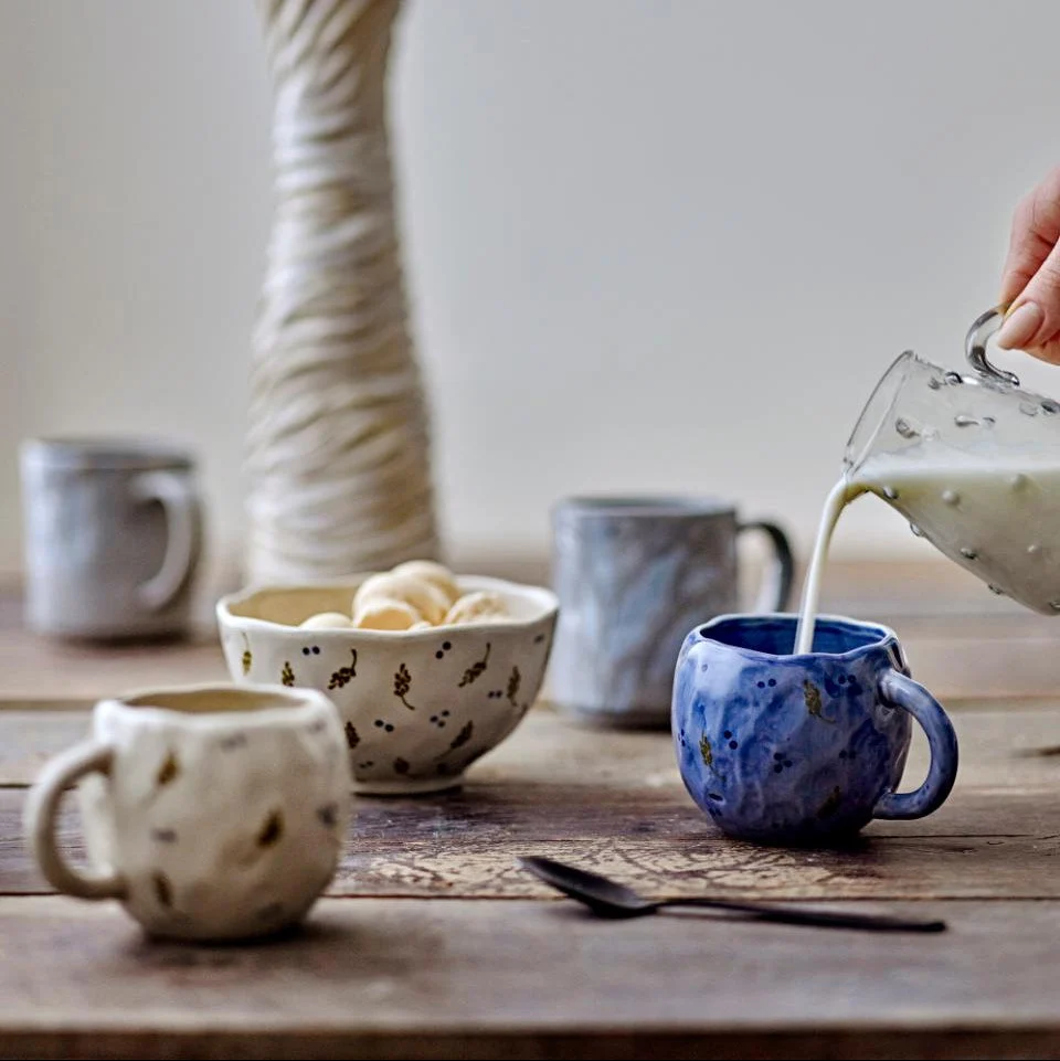 Bloomingville Kaffe- og tekrus Pippine Blå