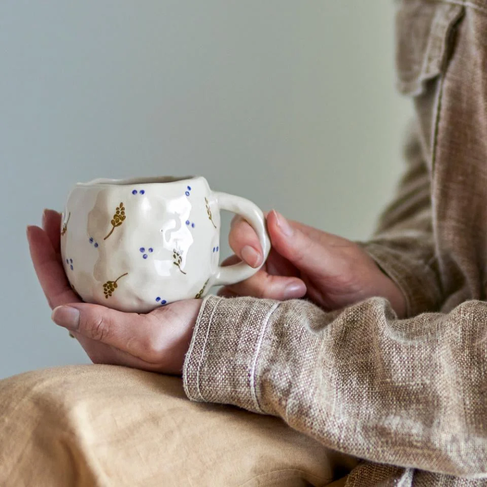 Bloomingville Kaffe- og tekrus Pippine Hvid