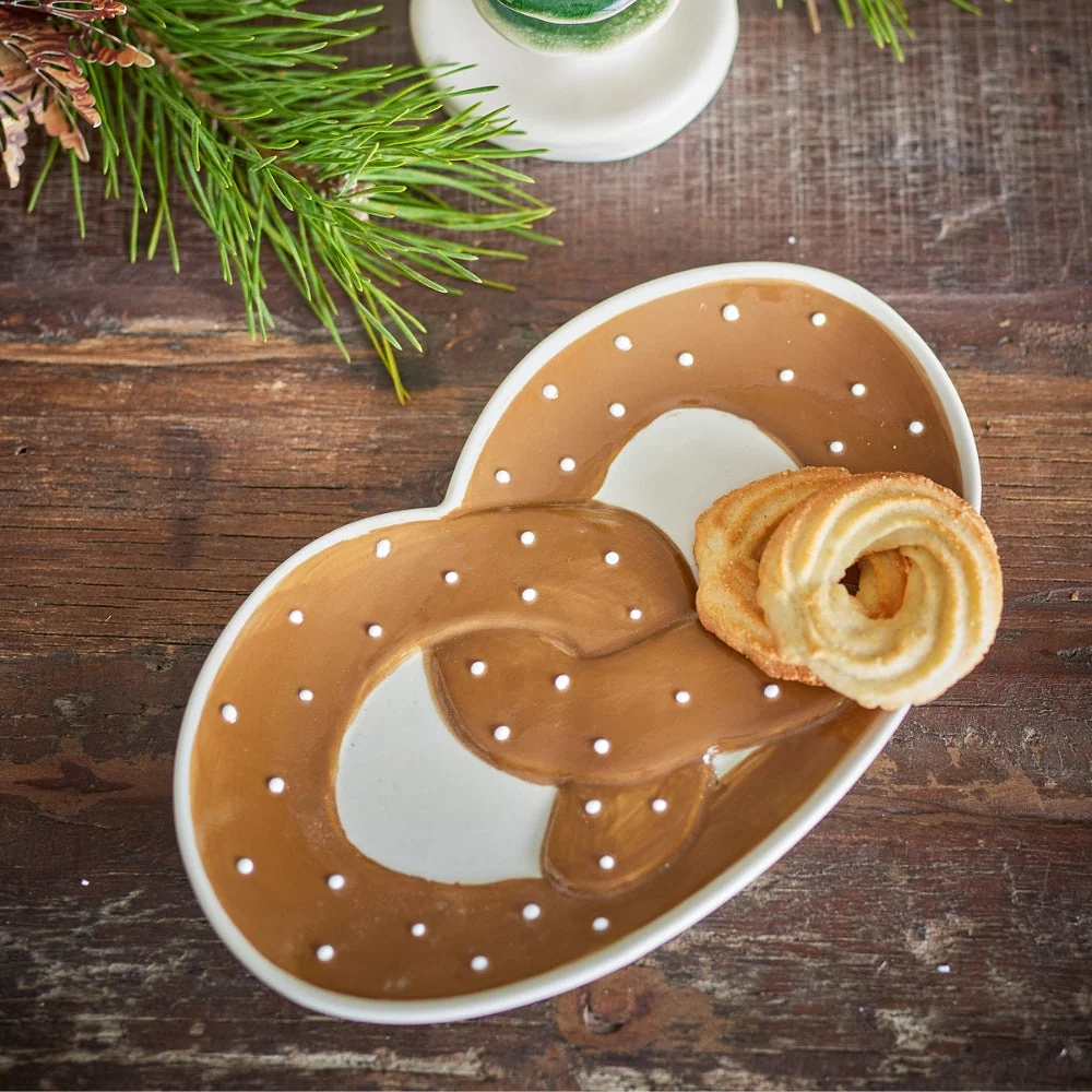 Bloomingville Snackplade i form af en kringle