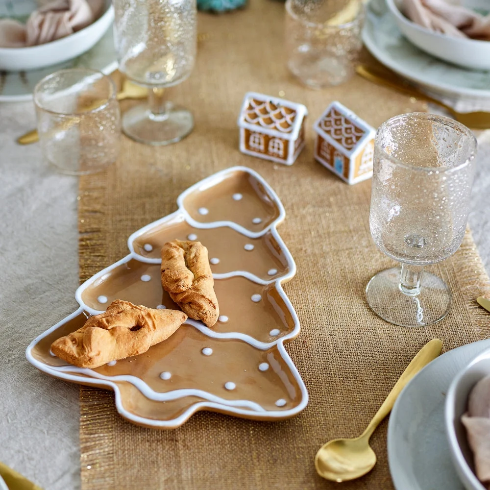 Bloomingville Snackplade i form af en peberkage