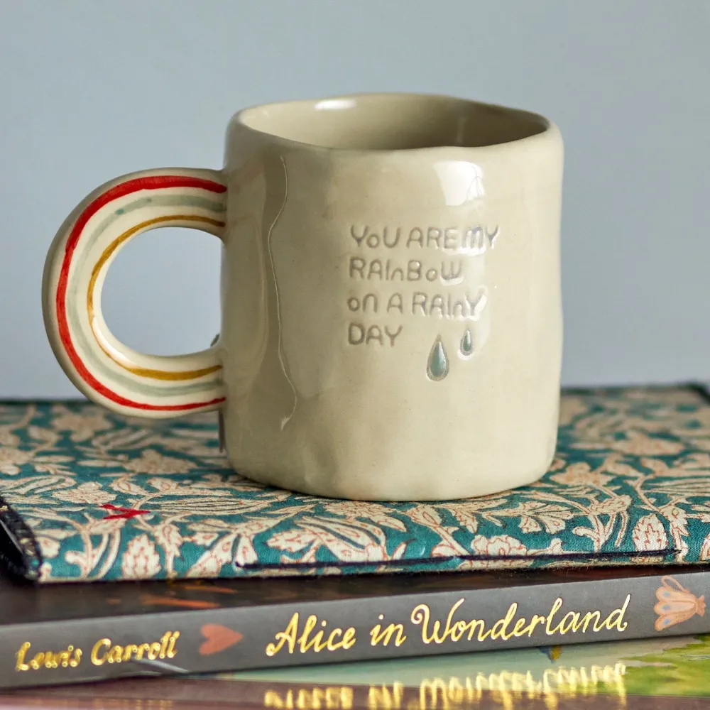 Bloomingville stentøjs kaffekrus Cloudy Mug Nature