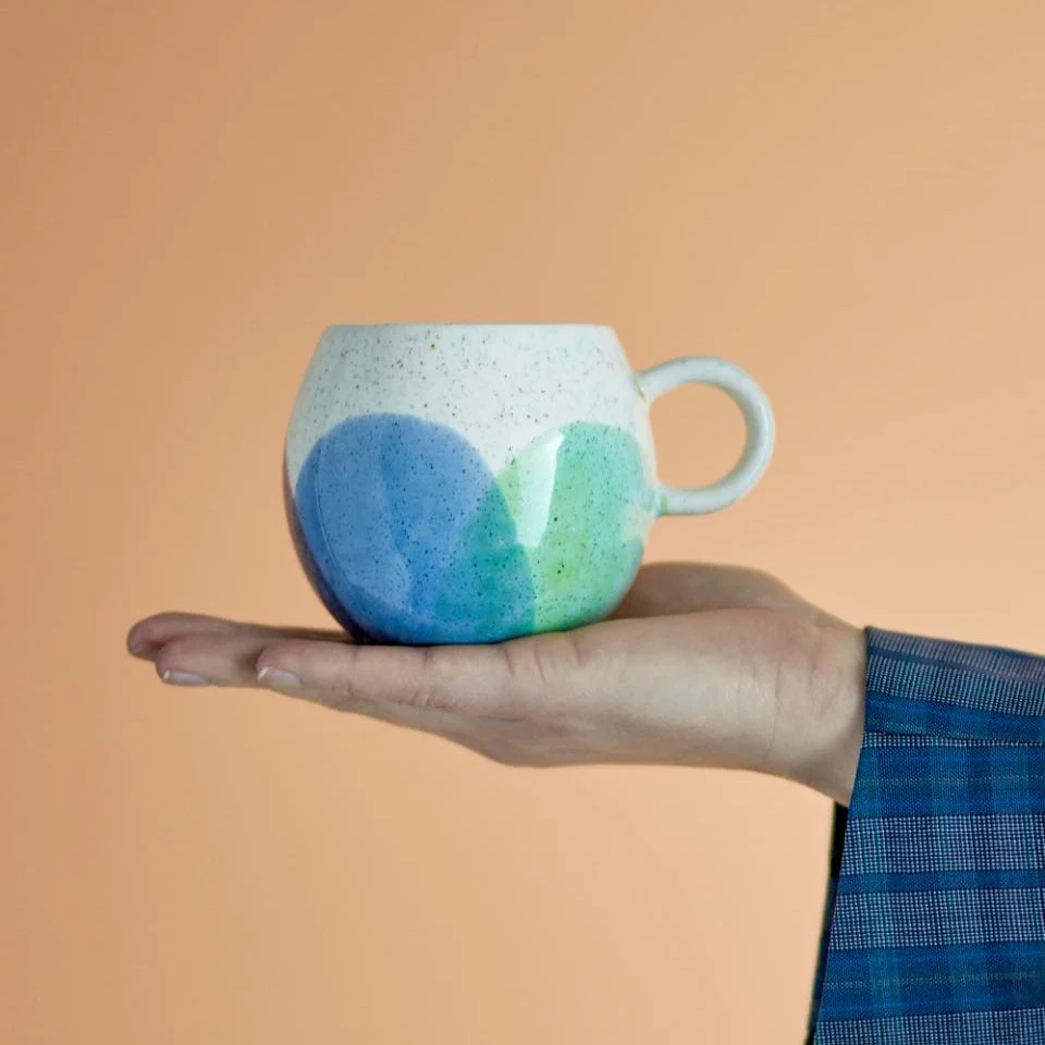 Bloomingville Tekrus og kaffekrus Paula Blue
