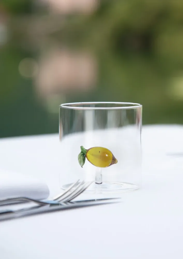 Borosilicate Glas, Lemon - 250 ml.