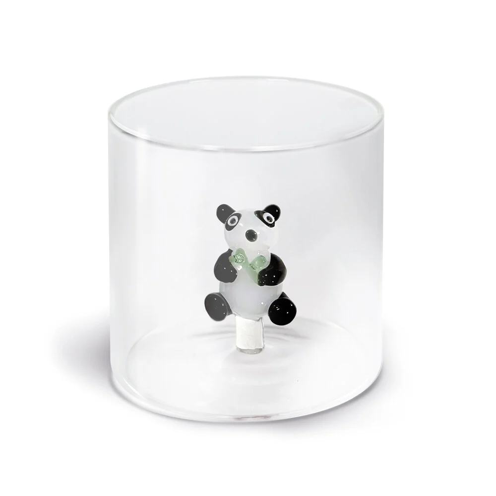 Borosilicate Glas, Panda - 250 ml.