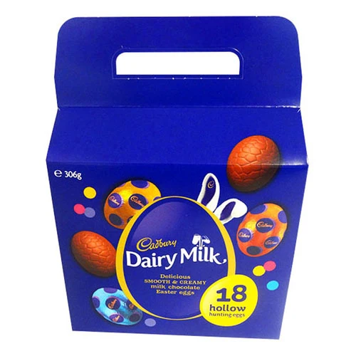 Cadbury M.Chocolate Egg Carry Box 18 Hule æg 306g (taske)