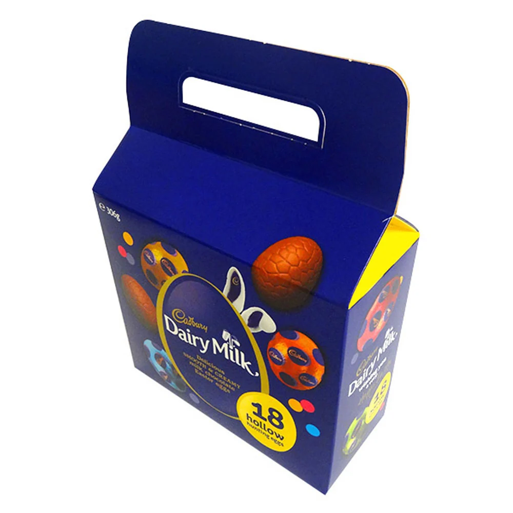 Cadbury M.Chocolate Egg Carry Box 18 Hule æg 306g (taske)