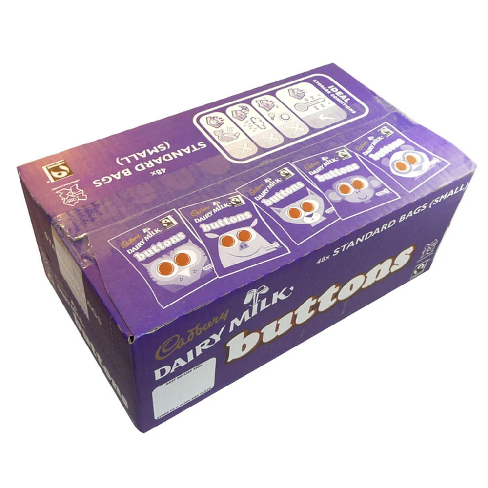 Cadbury mejerimælkeknapper ca. 33 g (48 poser)