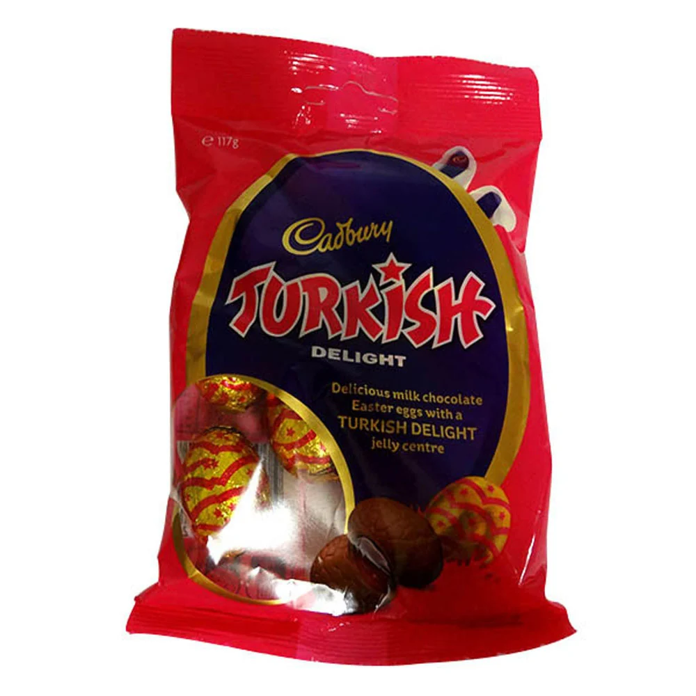 Cadbury Turkisk Delight Mini Eggs 117G (ca. 10 æg/taske)