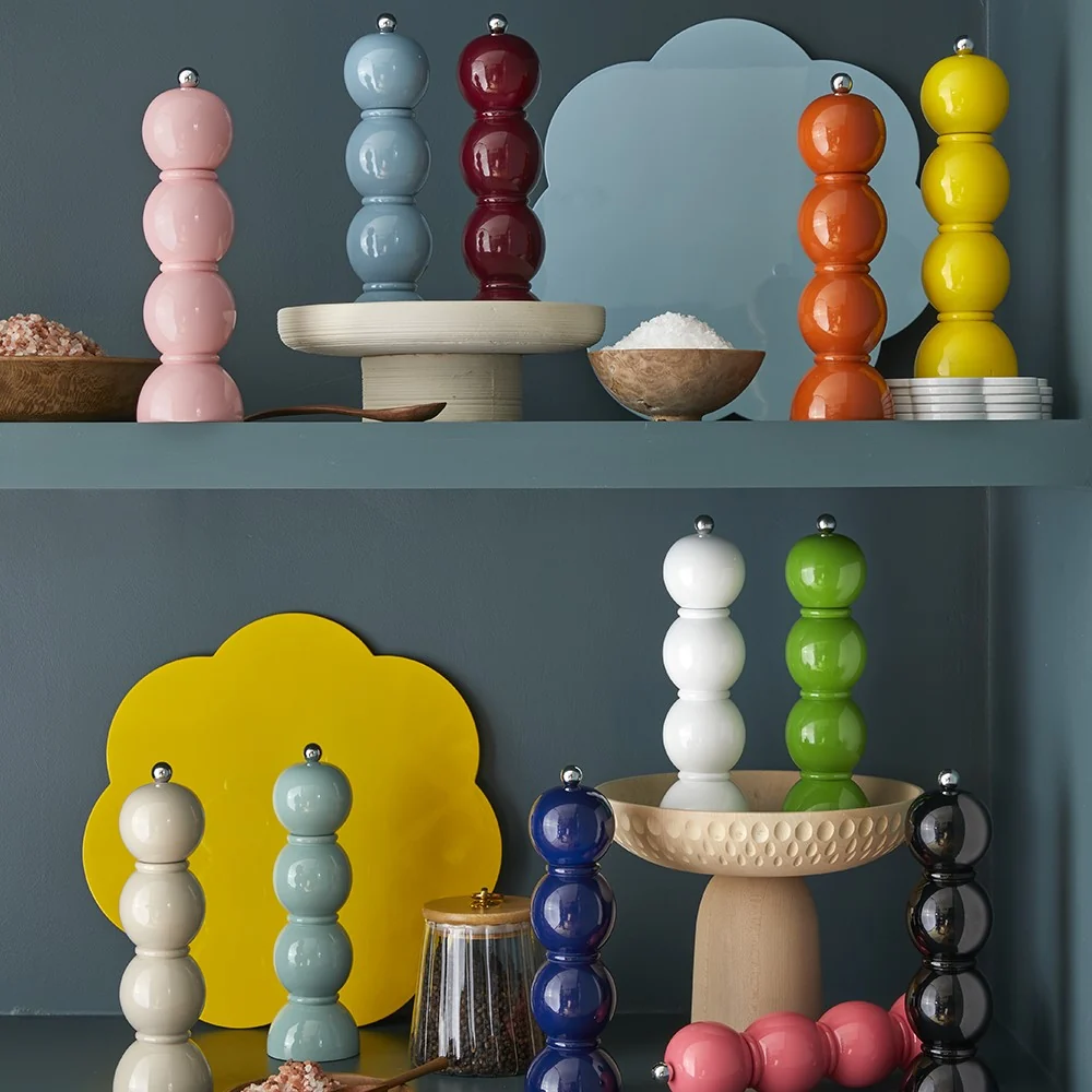 Cappuccino Bobbin Salt or Pepper Mill